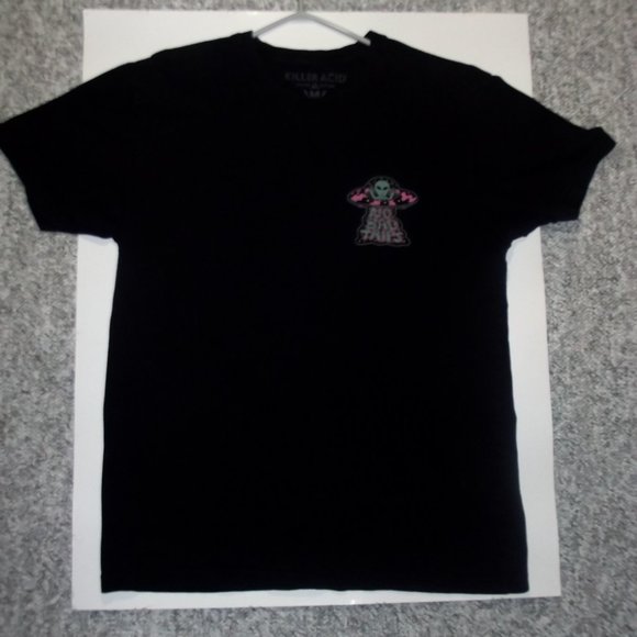 Killer Acid No Bad Trips T-Shirt Size M Black - Picture 1 of 3
